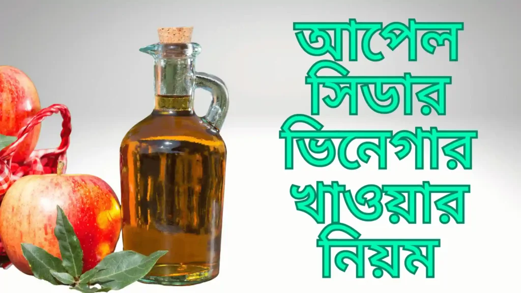 আপেল সিডার ভিনেগার খাওয়ার নিয়ম